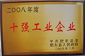 雄峰被评为工业企业